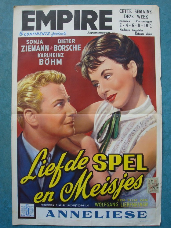 Image 1 of Partij originele filmposters uit de jaren 50-60