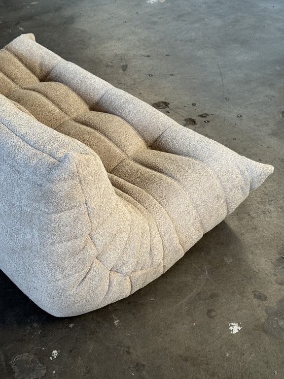 Image 1 of Ligne Roset Togo 3 Plazas Boucle Beige