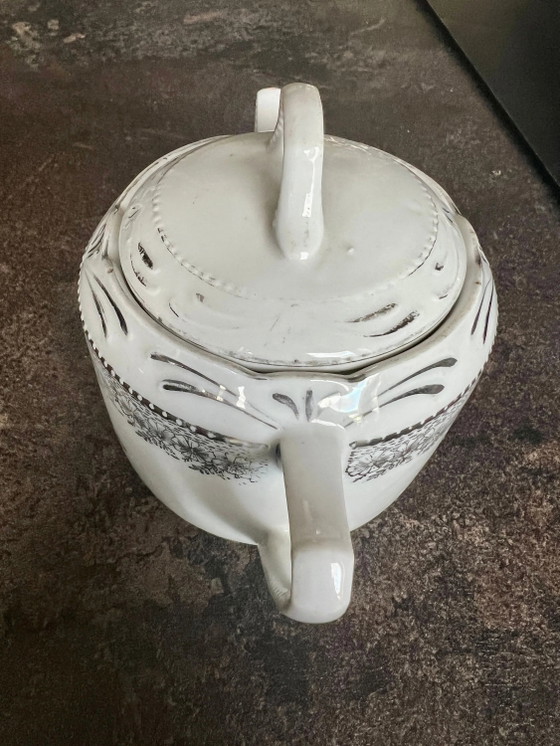 Vintage Porcelain Box for Silver Wedding Anniversary 1920s – Decorative Objects (photo 4 of 9)
