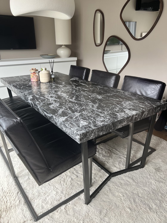 Image 1 of Luxe Marmeren Eettafel 220x100cm - Modern Design