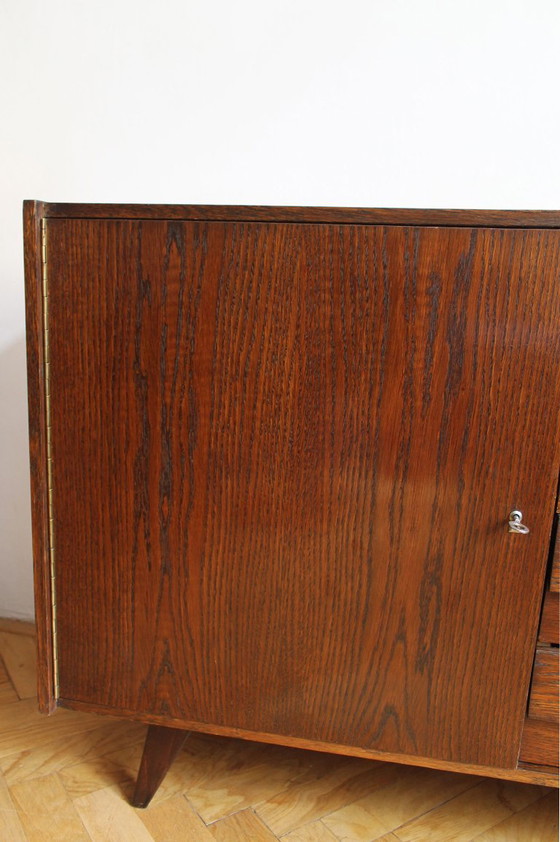 Jiří Jiroutek U-458 Sideboard – Oak – Interiér Praha – 1972 – Interier Praha, Wood (photo 6 of 17)