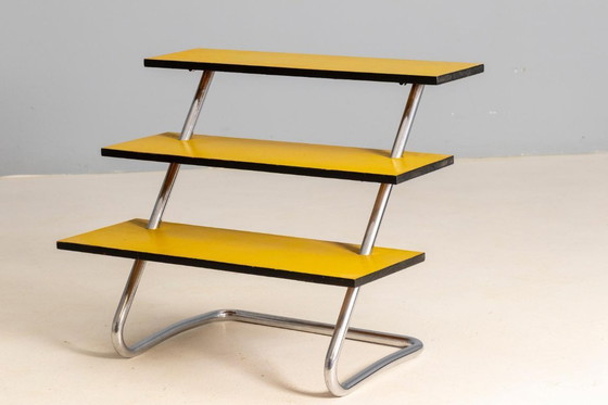 Image 1 of Portafiori a tre livelli, Jindřich Halabala, anni '30, Cecoslovacchia