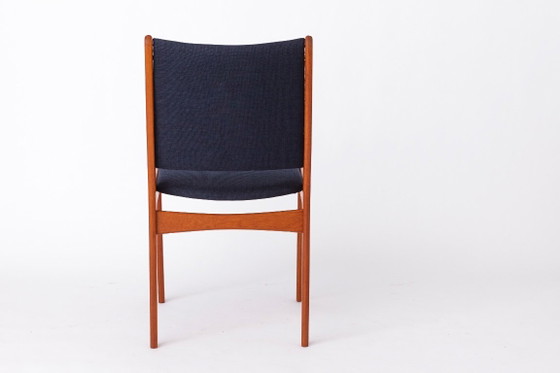 4 de 8 Chaises de salle à manger Johannes Andersen | Design danois en teck Mid-Century | Élégance vintage (photo 6 of 10)