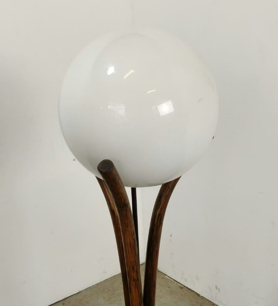 70s Bamboo Lamp – Vloerlampen, Rattan (photo 2 of 5)