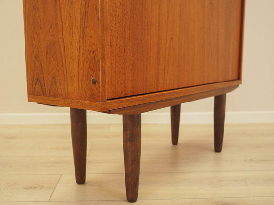 Image 1 of Teakhouten boekenkast, Deens design, jaren 70, gemaakt in Denemarken.