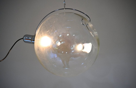 Image 1 of Hanglamp "Sona" van Carlo Nason voor Lumenform, 1970S