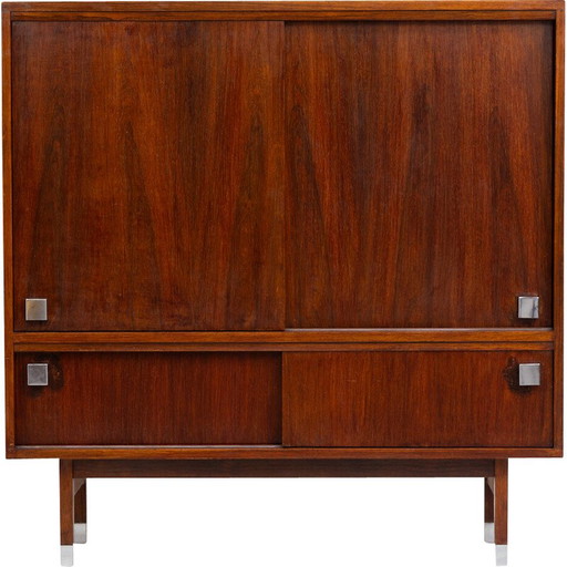 Mueble bar vintage de palisandro de Alfred Henfrickx, años 60