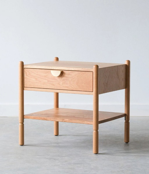 Table de chevet Sawyer - Bois massif - Disponible en autres essences de bois – tafelaccessoires, Wood (photo 2 of 5)