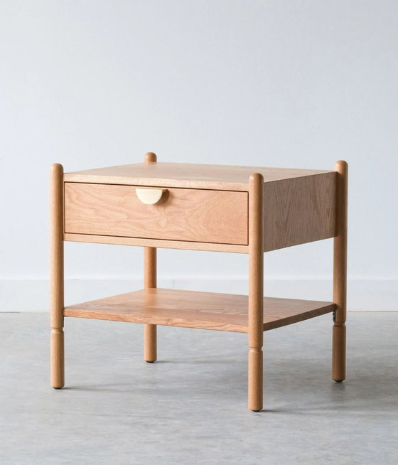Table de chevet Sawyer - Bois massif - Disponible en autres essences de bois – Accessoires de table, Wood (photo 2 of 5)