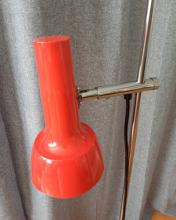 Image 1 of Lampadaire vintage Hustadt Leuchten Réglable Design allemand années 70