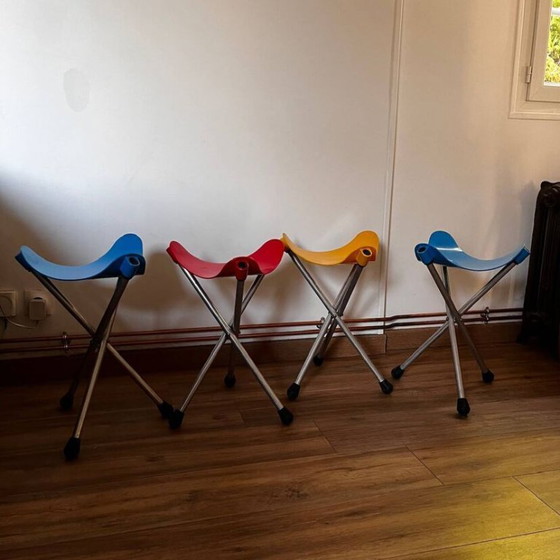 Image 1 of Ensemble de 4 tabourets LALLEMAND