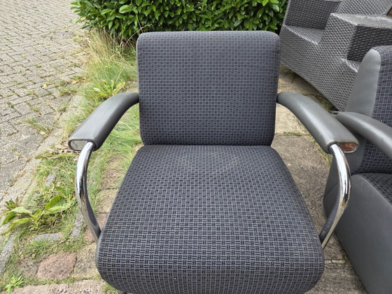 2x Leolux Scylla – Sessel, Leather, Metal (photo 4 of 8)