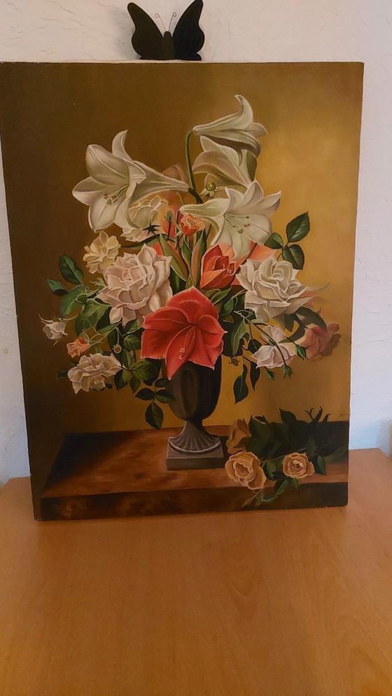Image 1 of Bloemschilderij