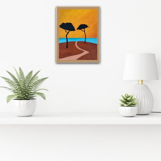 Image 1 of Óleo sobre lienzo, 40x30cm. Enmarcado.