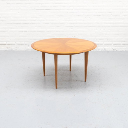 Mid - Century Star Veneer Coffee Table 1960s
