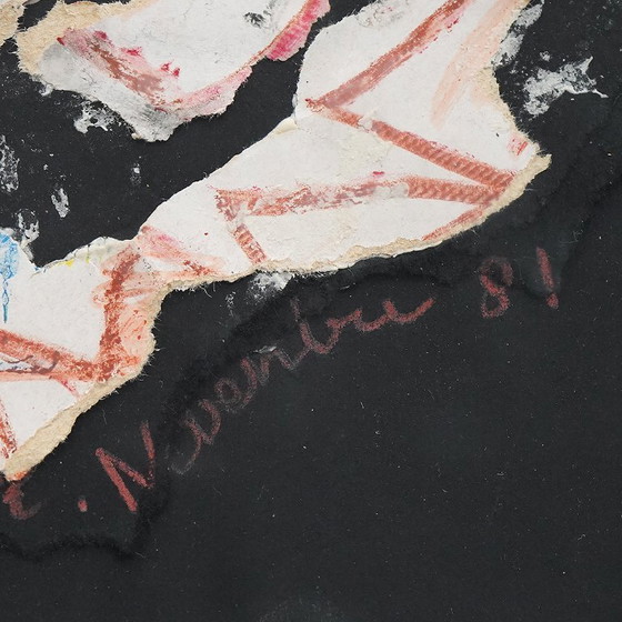 Image 1 of Ansgar Elde, Tecnica mista su cartone, anni '80