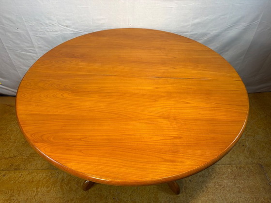 Image 1 of Mid Century Retro Teak Round Dining Table Danish, Circa 1960  A stylish mid century modern round teak dining table, Danish made 
