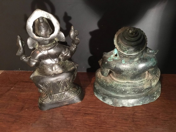 Bronze Ganesh Statue, Indien – Bildhauerei (photo 7 of 9)