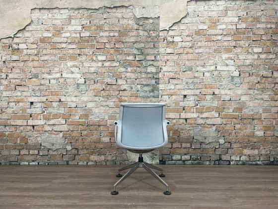 Vitra Unix Chair – White fabric | Antonio Citterio – Swivel chairs, Plastic, Textile (photo 6 of 15)