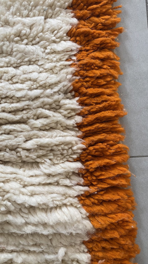 „Atlas Serenity“ – 288 cm x 225 cm – Authentischer handgeknüpfter Berberteppich