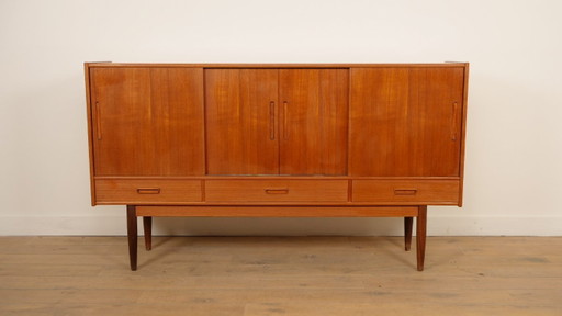 Vintage Highboard | Wandkast | Teak | 195 Cm