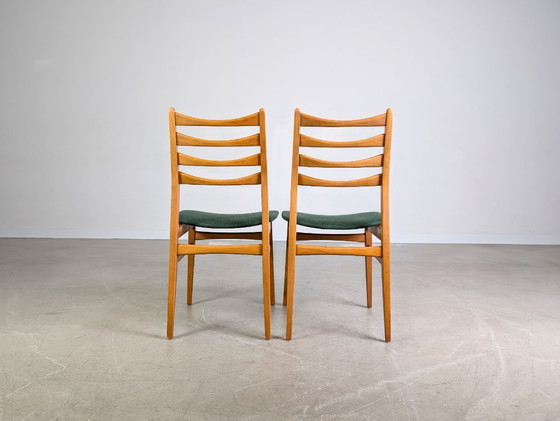 Image 1 of Lot de 2 chaises Midcentury Vintage hêtre 1960 Design Chaise de salle à manger