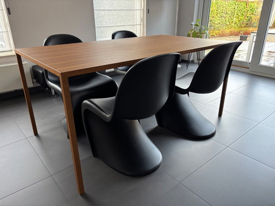 Image 1 of 4x Verner Panton Stuhl schwarz