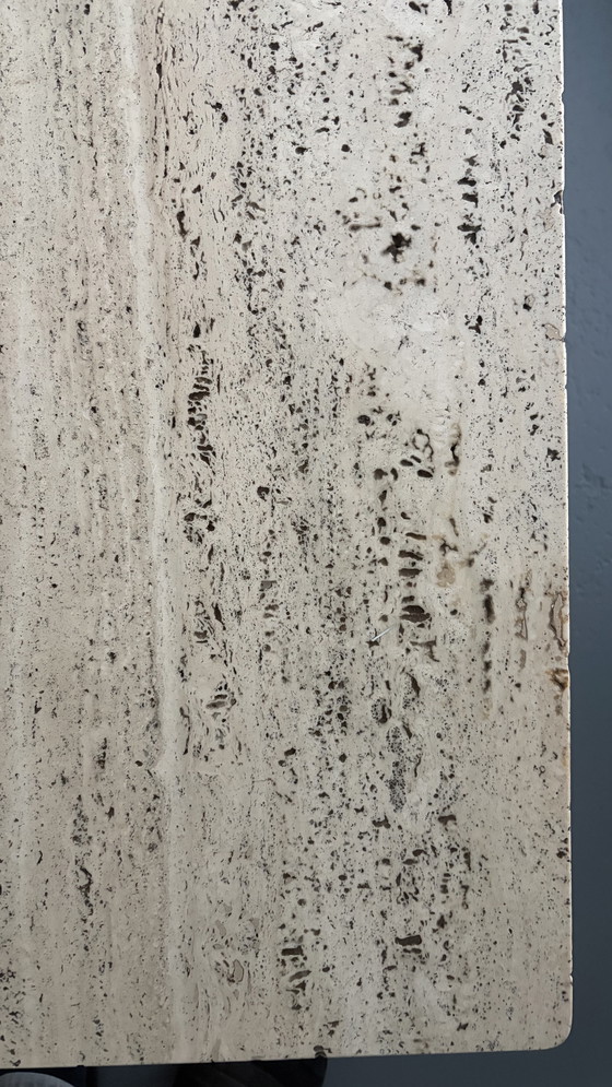 Image 1 of Travertine coffee table 60 by 60