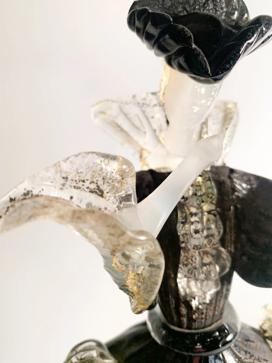 1960s Hand-blown Murano Glass Figurative Statue Attributable to Salviati – Sculpture (photo 14 of 14)
