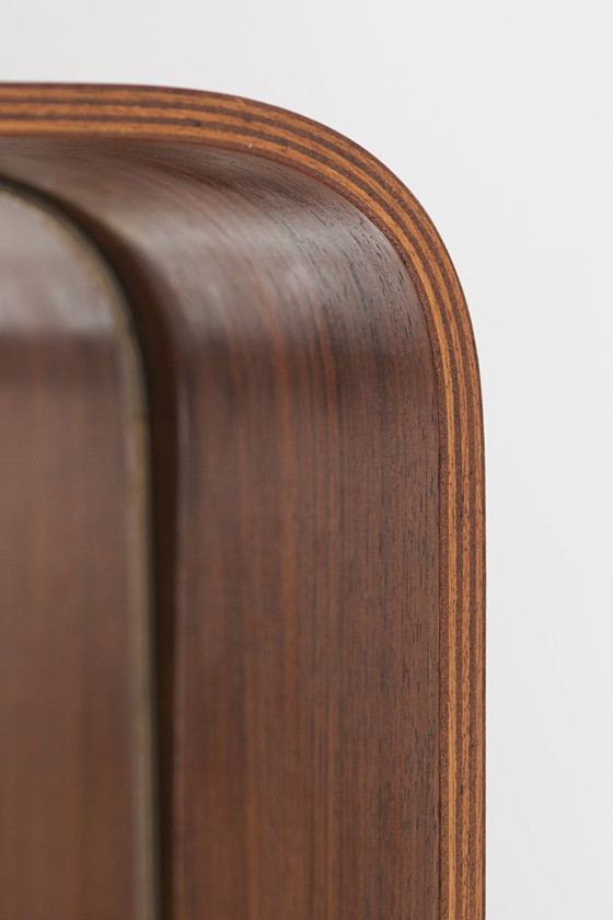 Image 1 of Mid-century wall mirror with shelf