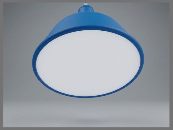 Muuto Unfold Blue Pendant Lamp by Form Us With Love – Rubber (photo 4 of 5)