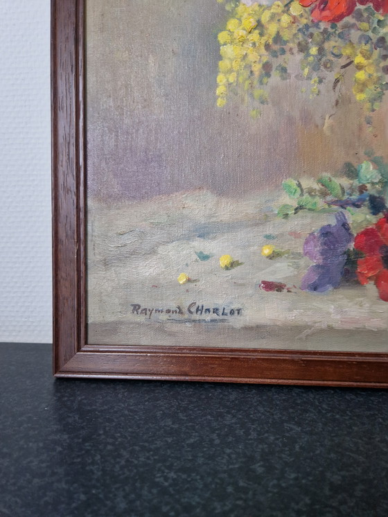 Image 1 of Bloemstilleven Raymond Charlot (1878-1923) 73 x 63cm