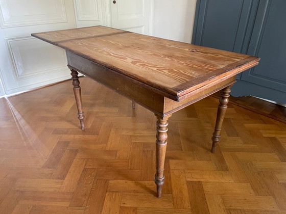 Image 1 of Table à rallonge atmosphérique French Countryside