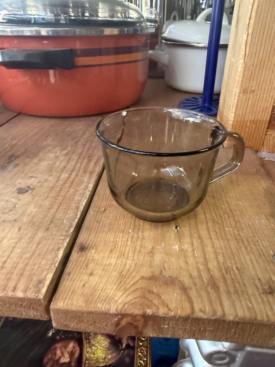 Image 1 of Vaso de vidrio ahumado Arcoroc: 12 piezas en total