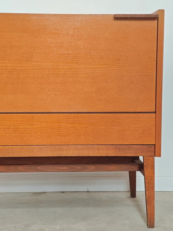 Deken kist of minibar Frantisek Mezulanik voor Up Zavody 60 – Barkrukken, Wood, Mid Century Modern (photo 10 of 30)