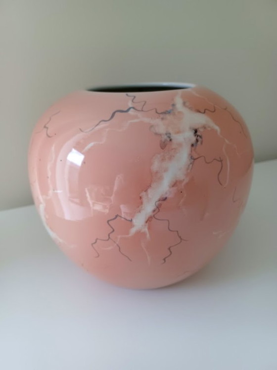 Image 1 of Vaso di design SIA – Sonja Ingegerd Andersson – Portogallo – smalto dipinto a mano – anni '70-'80