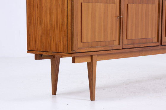 Image 1 of Vintage dressoir 60s Mid Century TV-meubel met laden retro houten opbergruimte #04-22