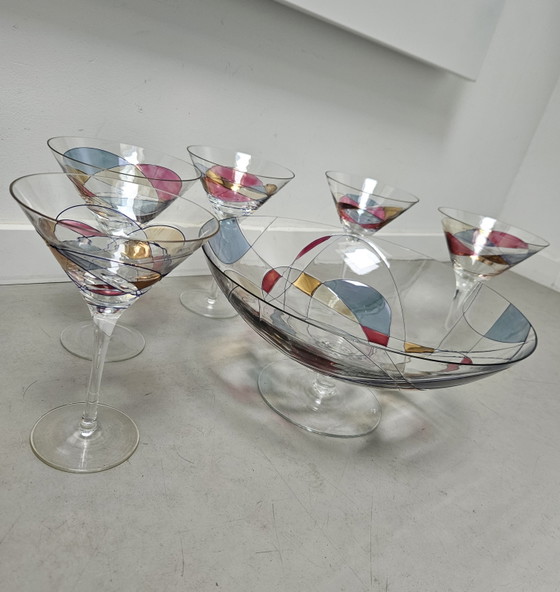 Image 1 of Antoni Barcelona Sagrada Martini glazen en schaal