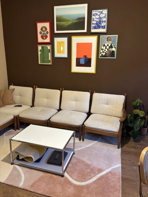 Stunning Mid-Century Modular Sofa Set — 5 Pieces, 1960s/70s