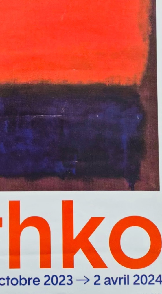 Image 1 of Mark rothko poster vuitton fondation paris design mad men