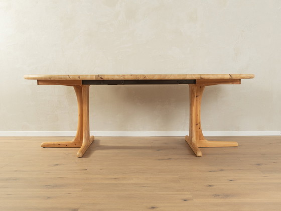 Image 1 of 70er Jahre Massiv-Esstisch, ausziehbar
