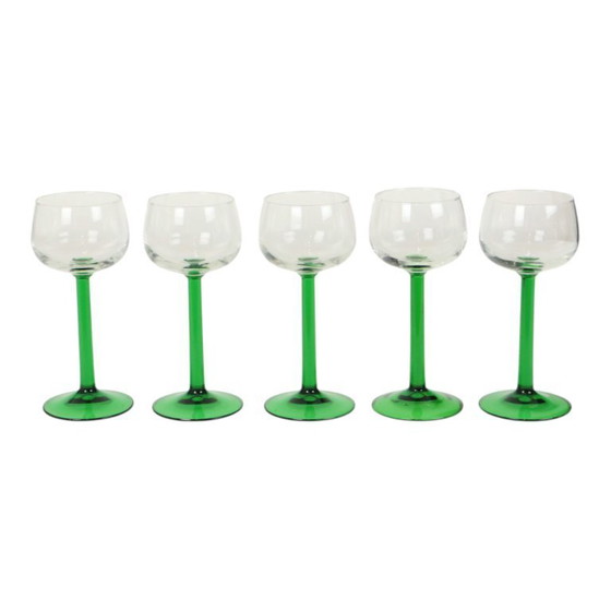 Image 1 of Vintage Luminarc Wijnglazen Set Van 10 