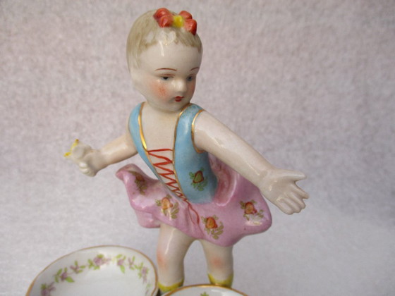 Image 1 of Juego de salero y pimentero de finales del siglo XIX, fabricado por Greiner & Sohne para Rauenstein.