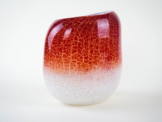 Image 1 of Glass vase, Danish design, 1970s, manufactured by Holmegaard