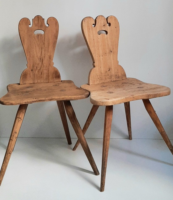 Image 1 of Brutalist farm chairs Tyrol 4