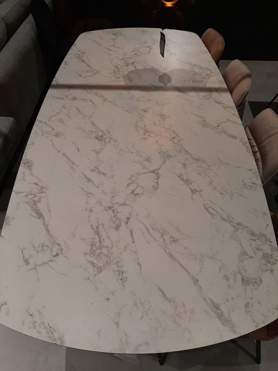 Image 1 of Table de salle à manger ovale Masura - 240 x 110 cm - *