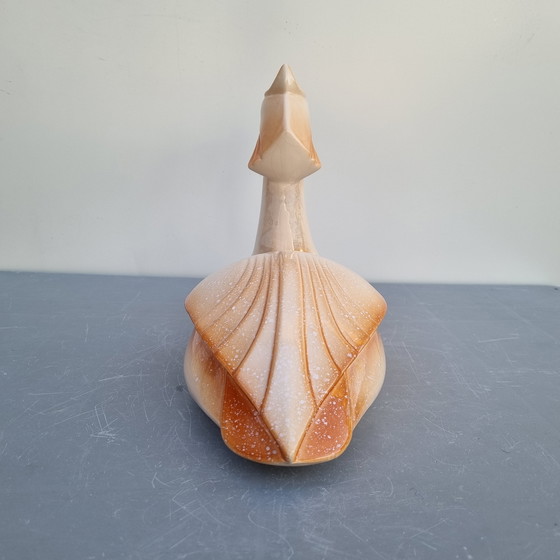 Image 1 of Vista Alegre, art deco figurine zwemvogel