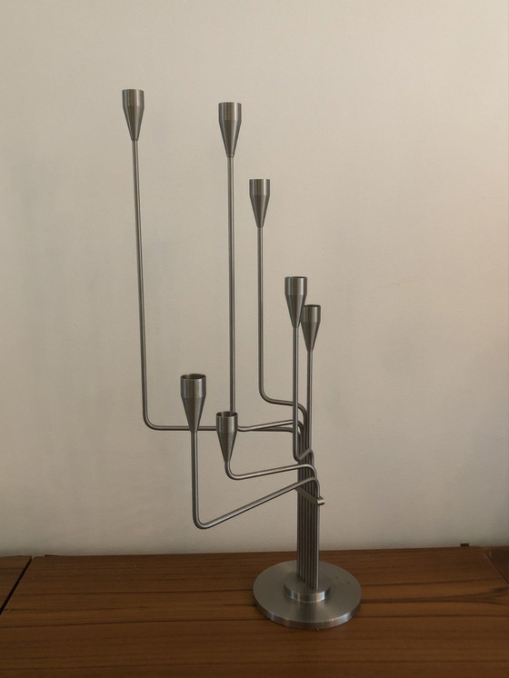 Image 1 of Design kandelaar van Piet Hein " Grote Beer " , 7 kaarsen