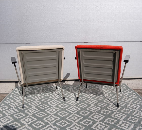 Image 1 of 2 x 2 x Industrial Armchairs Gispen Design Wim Rietveld Model 415/1401