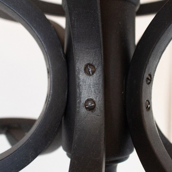 1x Perchero y paragüero antiguo de madera curvada estilo Thonet, circa 1900 – Wood (photo 10 of 14)